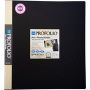 Itoya Art Profolio Multi-Ring Binder, 14x17" Art Size, 40 Photographs, 2-Pack, Black
