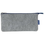 Itoya Profolio Midtown Pouch - Gray/Blue, 5" x 9"