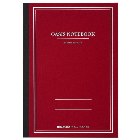 Itoya Small ProFolio Oasis Notebook, A6 (4.1x5.8"), Brick