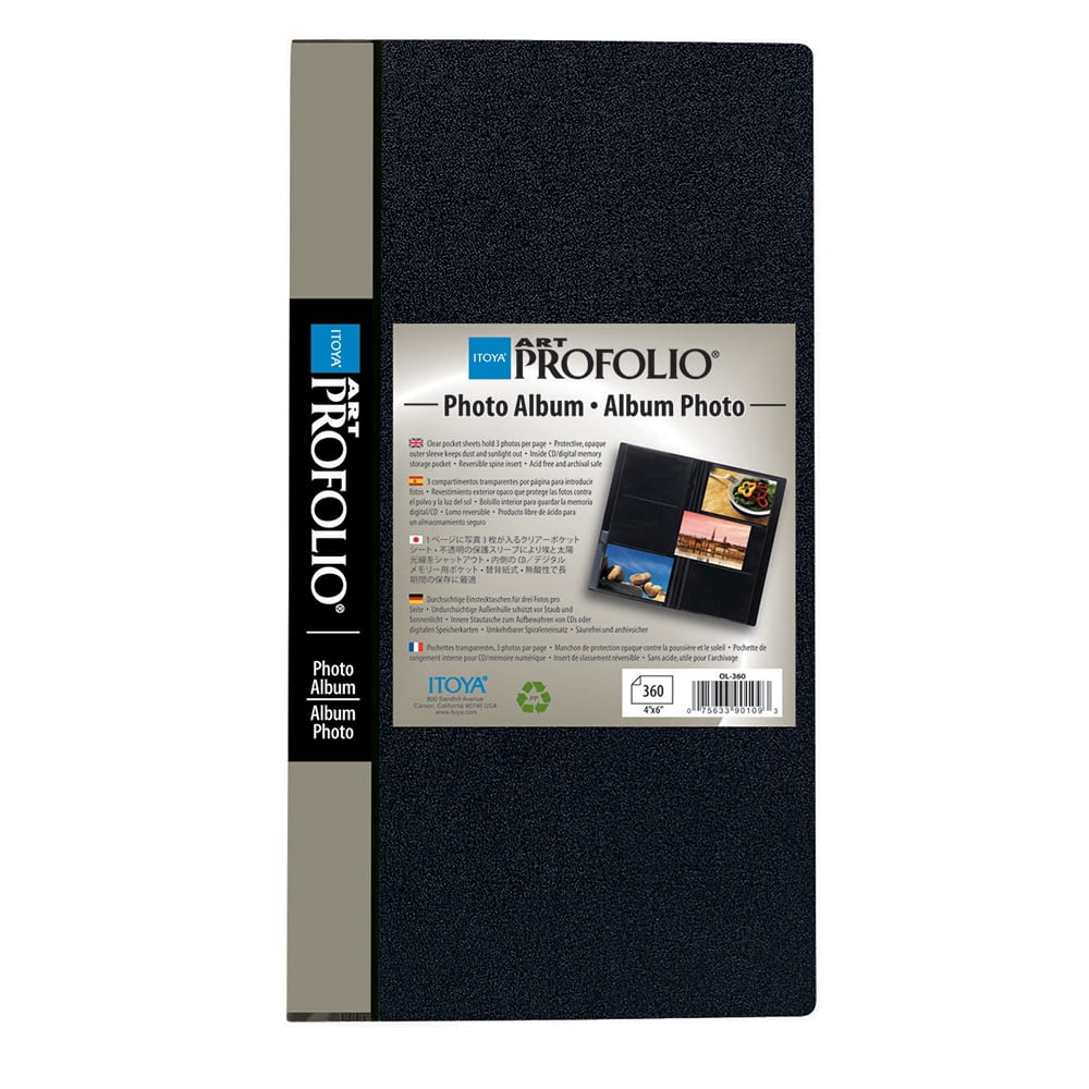 Itoya ProFolio Original Photo Album, 360 Photo Sleeves for 4x6 Photos 