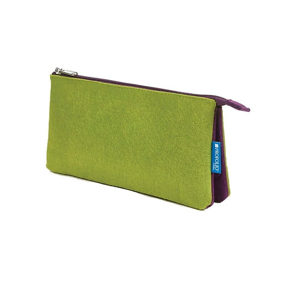 Itoya Profolio Midtown Pouch - Green/Purple, 4" x 7"