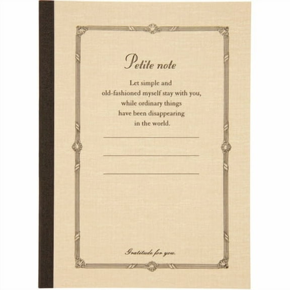 Itoya Profolio Petite Journal - Cream, Medium 3.6 x 4.8