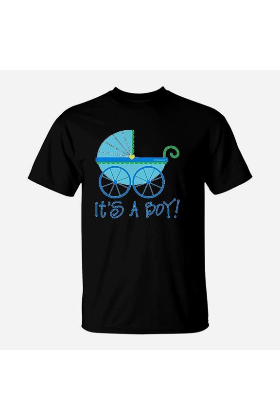 Its A Boy Baby Boy Carriage Stylish Cotton Dog TShirt