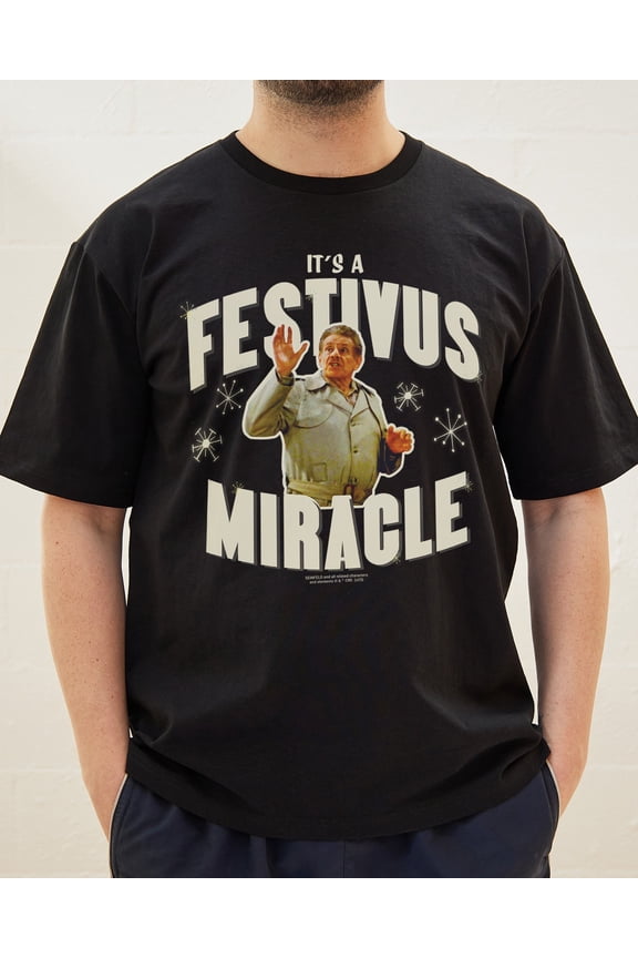 Its A Festivus Miracle T-Shirt Australia Online Black