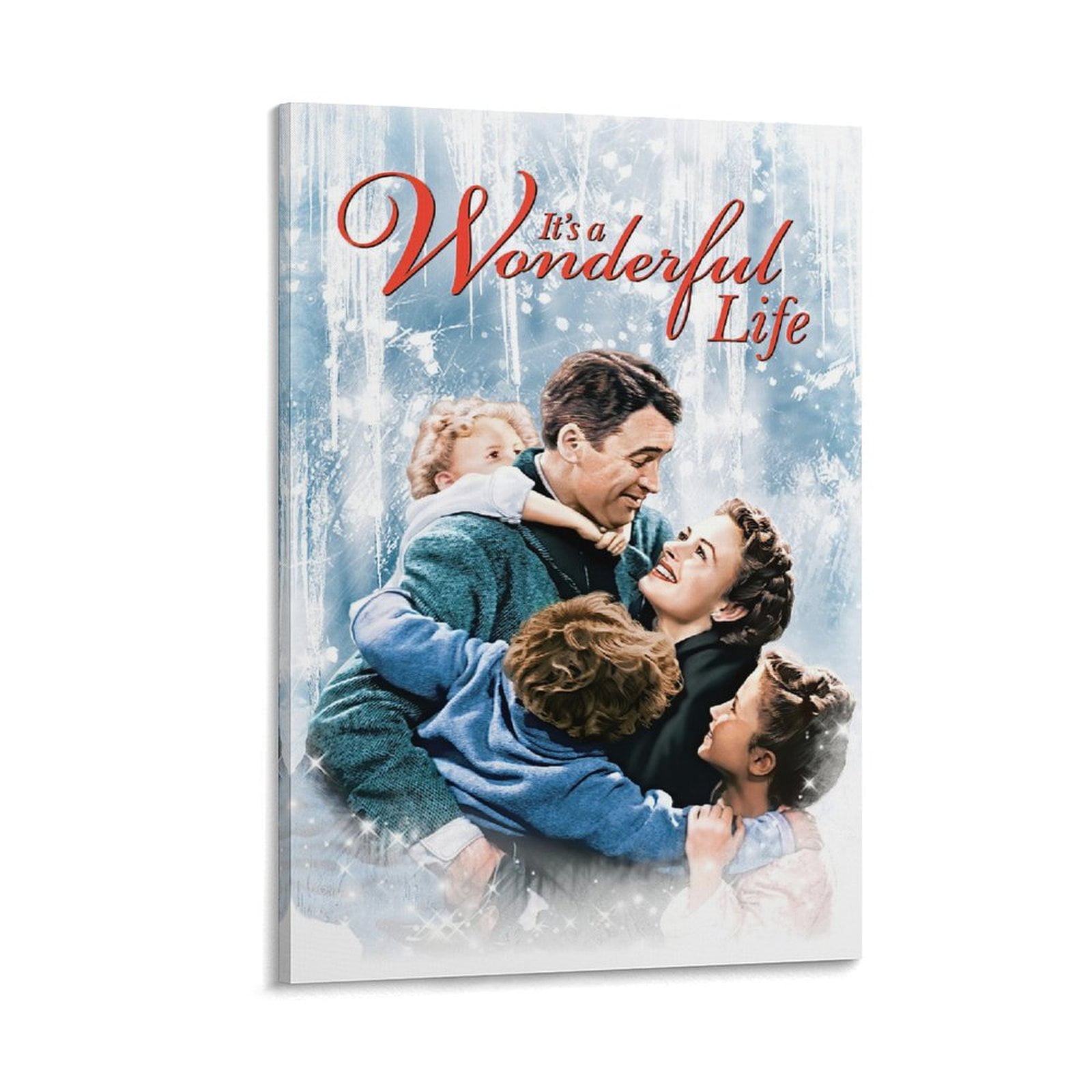 Its A Wonderful Life(2)Movies Poster Picture Print Canvas Poster Wall ...