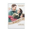 thumbnail image 1 of Its A Wonderful Life(4)Movies Poster Artworks Canvas Poster Room Aesthetic Wall Art Prints Home Modern Decor Gifts 12x18inch(30x45cm), 1 of 6