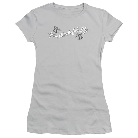 Its A Wonderful Life - Logo - Juniors Teen Girls Cap Sleeve Shirt - Small