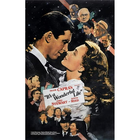 Its A Wonderful Life Movie Poster Masterprint, 11 x 17