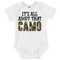 thumbnail image 1 of Its All About That Camo Hunting Romper Boys or Girls Infant Baby Brisco Brands 12M, 1 of 6