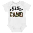 thumbnail image 1 of Its All About That Camo Hunting Romper Boys or Girls Infant Baby Brisco Brands 6M, 1 of 7