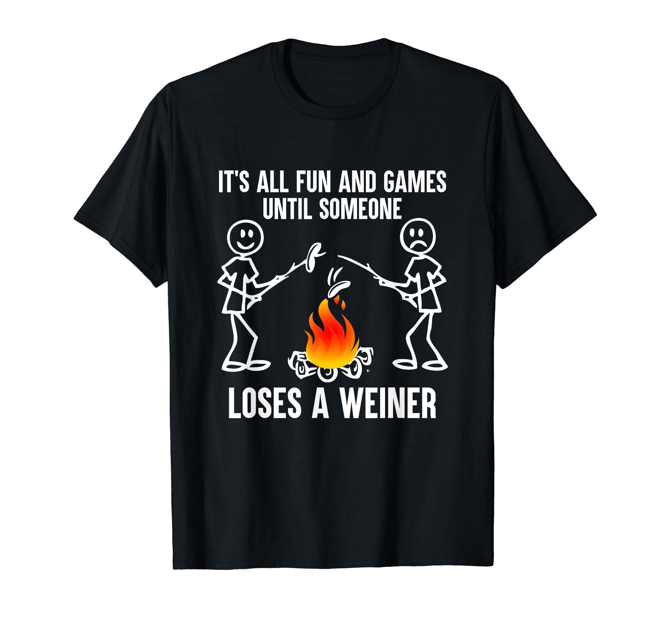 It's All Fun & Games Until Someone Loses A Weiner - Kids Camping Sippy Cup w/ Transition Lid