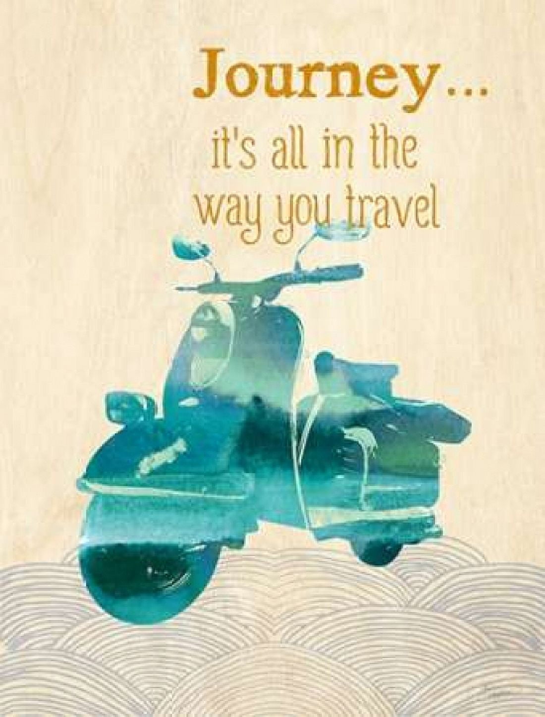 Its All In The Way You Travel Canvas Art - Evangeline Taylor (22 x 28)