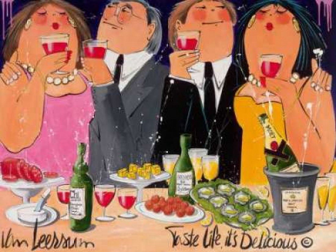 Its Delicious Canvas Art - El van Leersum (22 x 28)