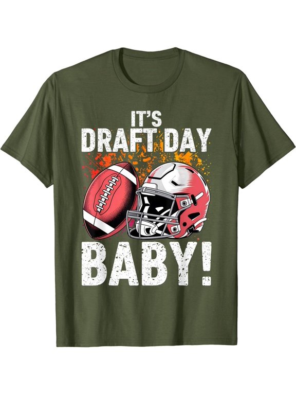 Its Draft Day Baby Fantasy Football Party T-Shirt