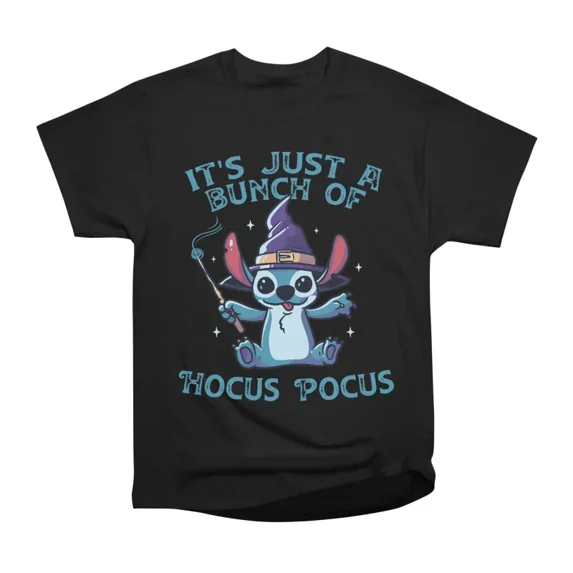 Its Just A Bunch Of Hocus Pocus Funny Cute Spooky Halloween Gift T-Shirt Tee Gift For Him