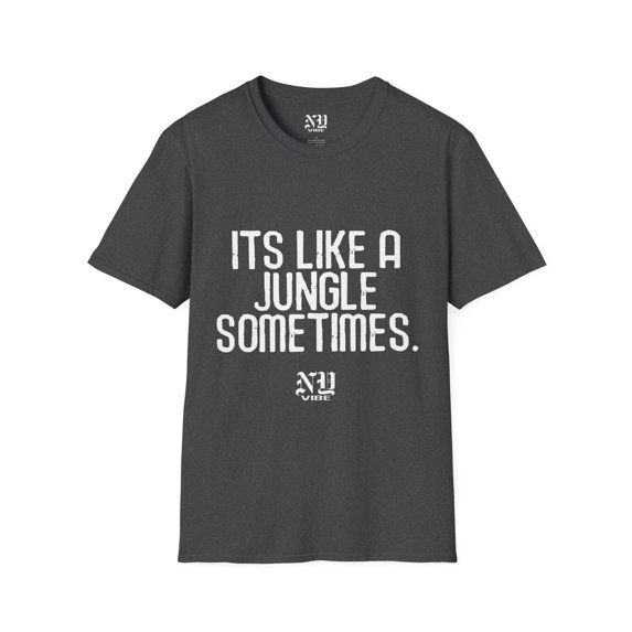 Its Like a Jungle Sometimes: NY Vibe Official Logo Unisex Softstyle T-Shirt