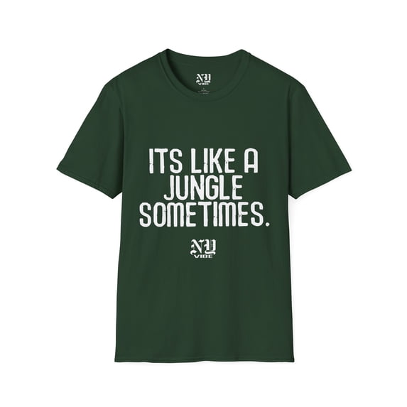 Its Like a Jungle Sometimes: NY Vibe Official Logo Unisex Softstyle T-Shirt
