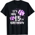 thumbnail image 1 of Its My 15th Birthday Shirt Funny Happy Birthday Star Balloon T-Shirt, 1 of 4