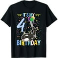 thumbnail image 1 of Its My 4th Birthday Orca Sea Animal T-Shirt, 1 of 5