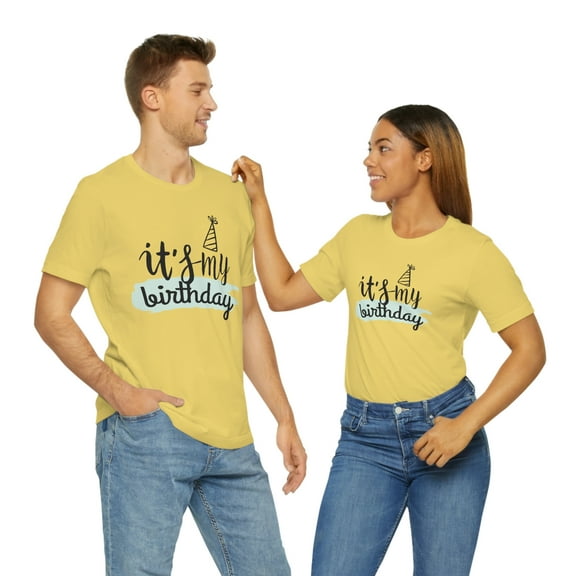 Its My Birthday - Cute Short Sleeved Birthday Party Shirt