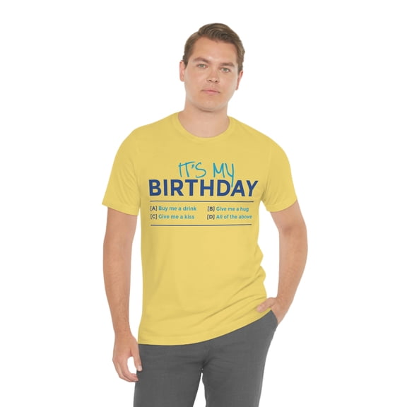 Its My Birthday Zodiac Horoscope Astrology Cute Funny Birthday Short Sleeve Tee Shirt