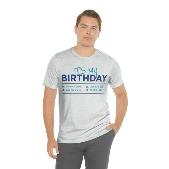 Its My Birthday Zodiac Horoscope Astrology Cute Funny Birthday Short Sleeve Tee Shirt