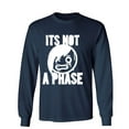 thumbnail image 1 of Its Not A Phase Sarcastic Humor Novelty Men's Long Sleeve Shirts, 1 of 3