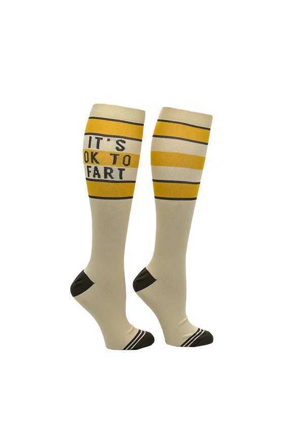Its Ok to Fart Funny Toilet Humor Compression Socks for Men