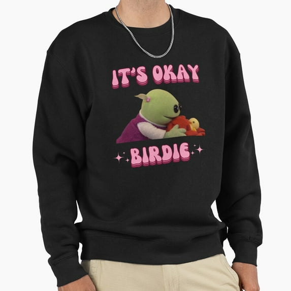 Its Okay Birdie Nanalan Wonderful Girl Retro Aesthetic Graphic Vintage Unisex Sweatshirt G2820, Up to Size 5XL