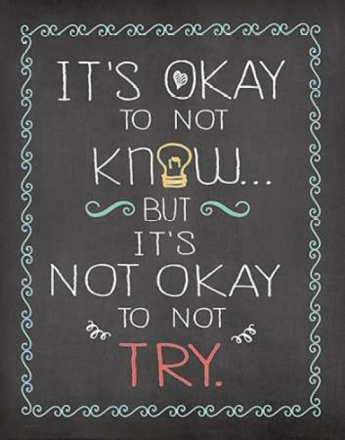 Its Okay Canvas Art - Jo Moulton (22 x 28)