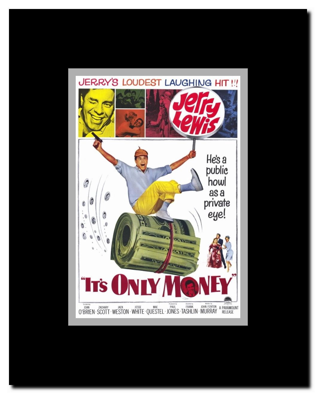 Its Only Money Framed Movie Poster