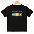 thumbnail image 1 of Its Science Bruh Element Boys Graphic Tee, Funny School Joke 100% Cotton Kids Short Sleeve T-Shirt 4-13Y, 1 of 5