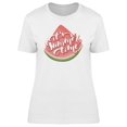 thumbnail image 1 of Its Summer Time, Watermelon T-Shirt Women -Image by Shutterstock, Female Large, 1 of 2