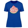 thumbnail image 1 of Its Summer Time, Watermelon T-Shirt Women -Image by Shutterstock, Female Medium, 1 of 2