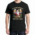 thumbnail image 1 of Its The Most Wonderful Time For A Beer Christmas T-Shirt – Holiday Humor – Unisex Casual Wear, 1 of 6