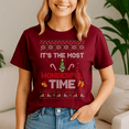 thumbnail image 1 of Its The Most Wonderful Time For A Beer Couple Matching Xmas, Retro Christmas Shirt, Xmas TShirt, Cute Santa Claus Holiday, Merry Christmas Gift, 1 of 5