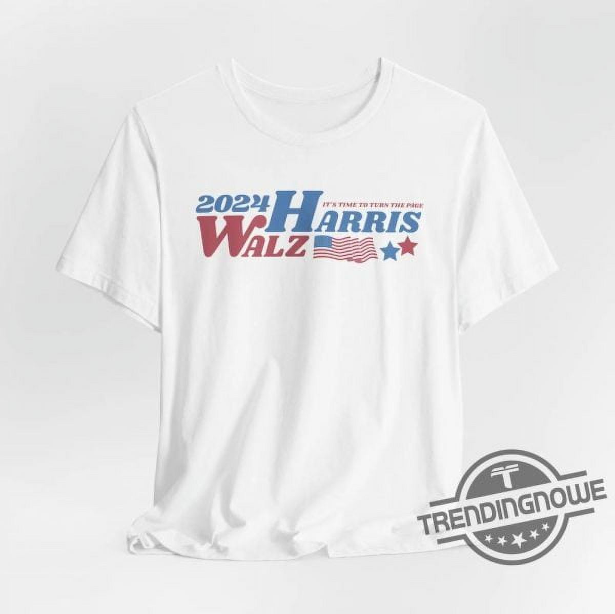 Its Time To Turn The Page Shirt Harris Trump Debate 2024 T Shirt