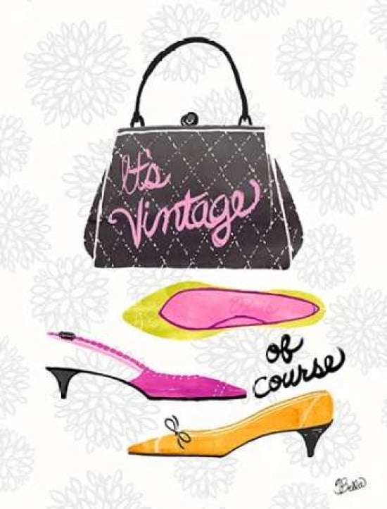Its Vintage of Course Canvas Art - Studio Bella (22 x 28)