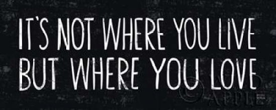 Its Where You Love Canvas Art - Michael Mullan (10 x 20)