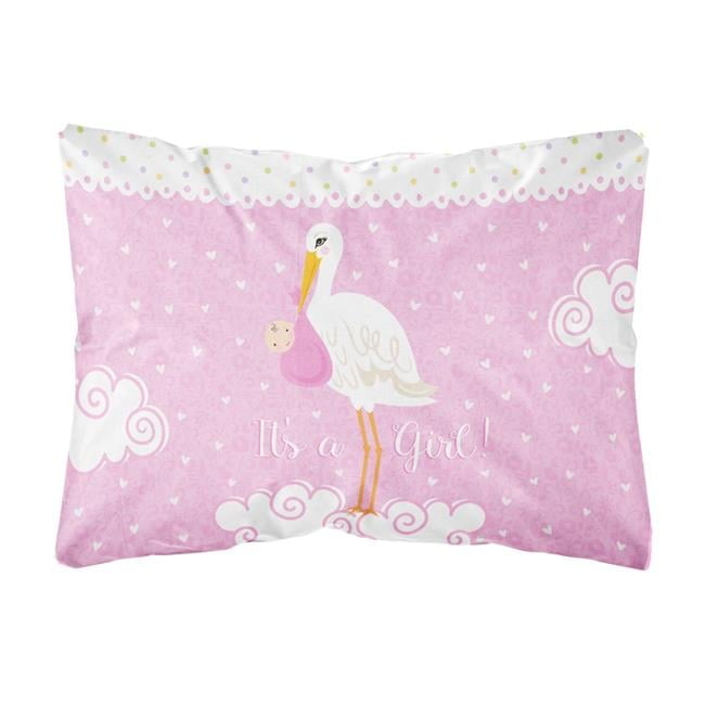 Its a Baby Girl Fabric Decorative Pillow