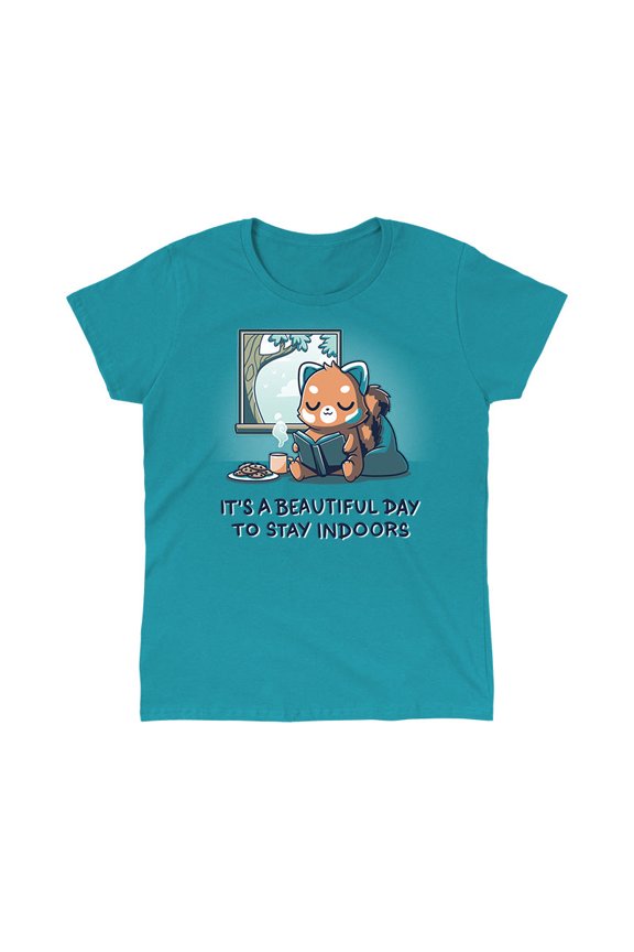 Its a Beautiful Day to Stay Indoors Funny, cute, nerdy t-shirts Tee T-Shirt Sweatshirt Hoo
