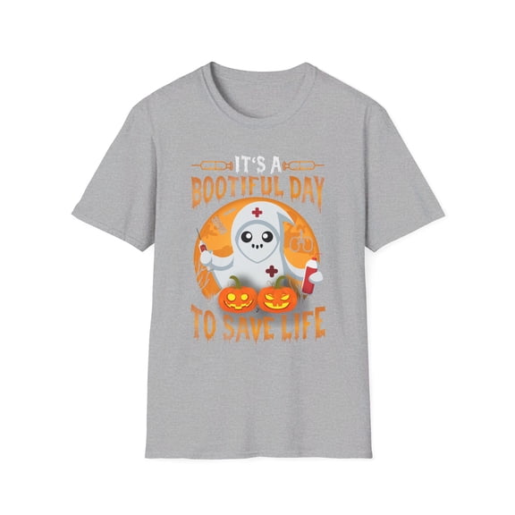 Its a Bootiful Day to save Life Nurse Halloween T-Shirt