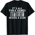 thumbnail image 1 of Its all Fun and Games until someone misses a Scan Postal T-Shirt, 1 of 5