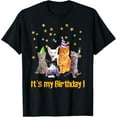 thumbnail image 1 of Its my Birthday cute cats Meow T-shirt T-Shirt Tee, 1 of 4