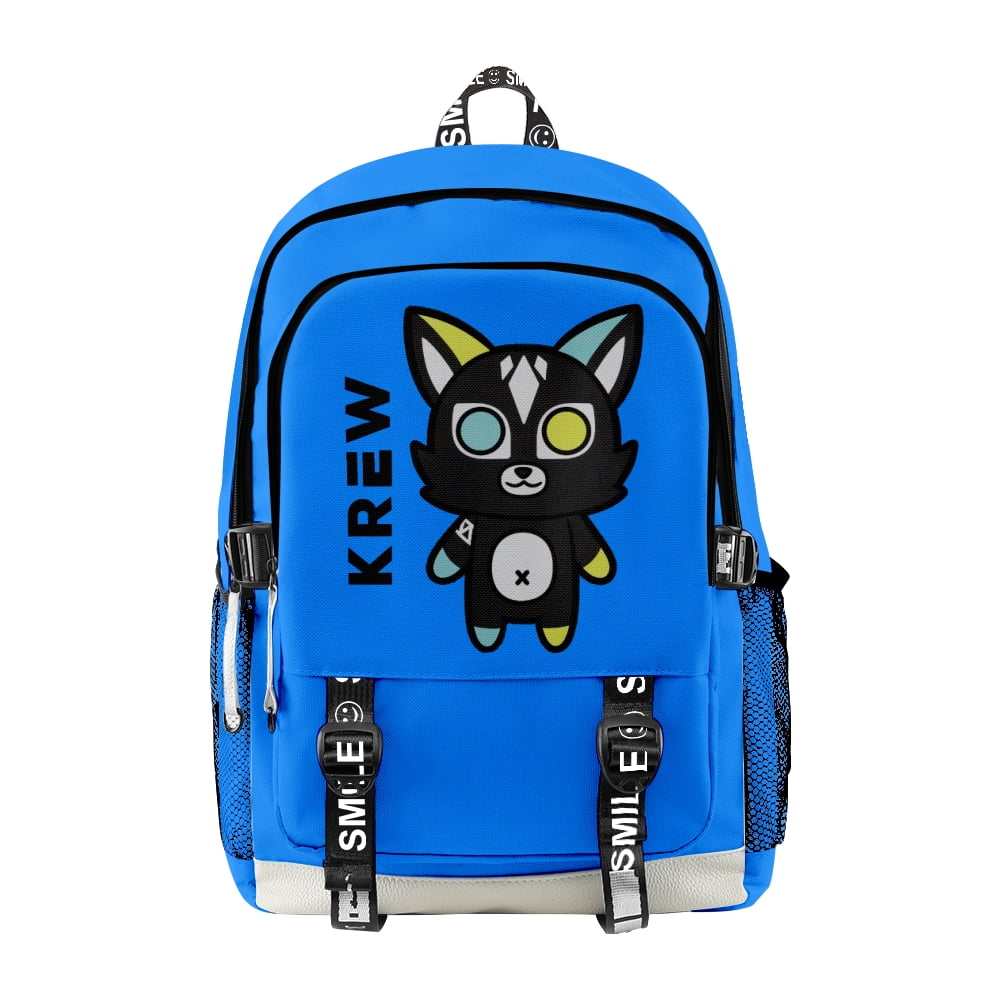 ItsFunneh Krew District Backpack Casual Zipper Pack 2022 Back To School Supplies Walmart