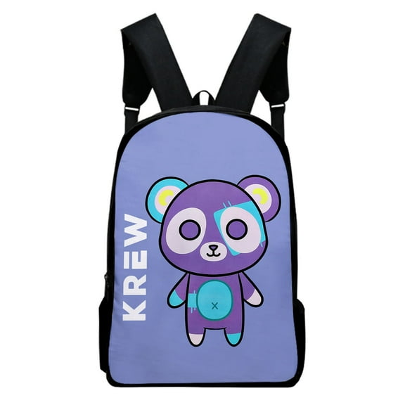 ItsFunneh Krew District Backpack Women Men Shoulders Bag Casual Travel Bags