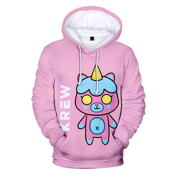ItsFunneh Krew District Hoodie Women Men Pullover Sweatshirt Long Sleeve Tracksuit