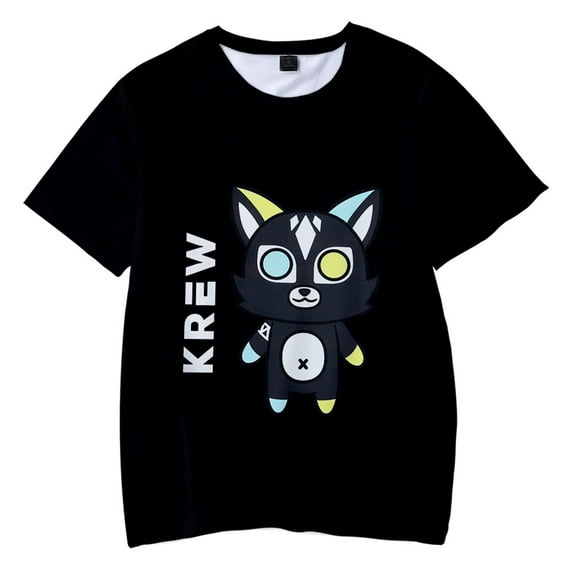 ItsFunneh Krew District T-shirt Unisex Crewneck Short Sleeve Tee Casual Women Men Tops