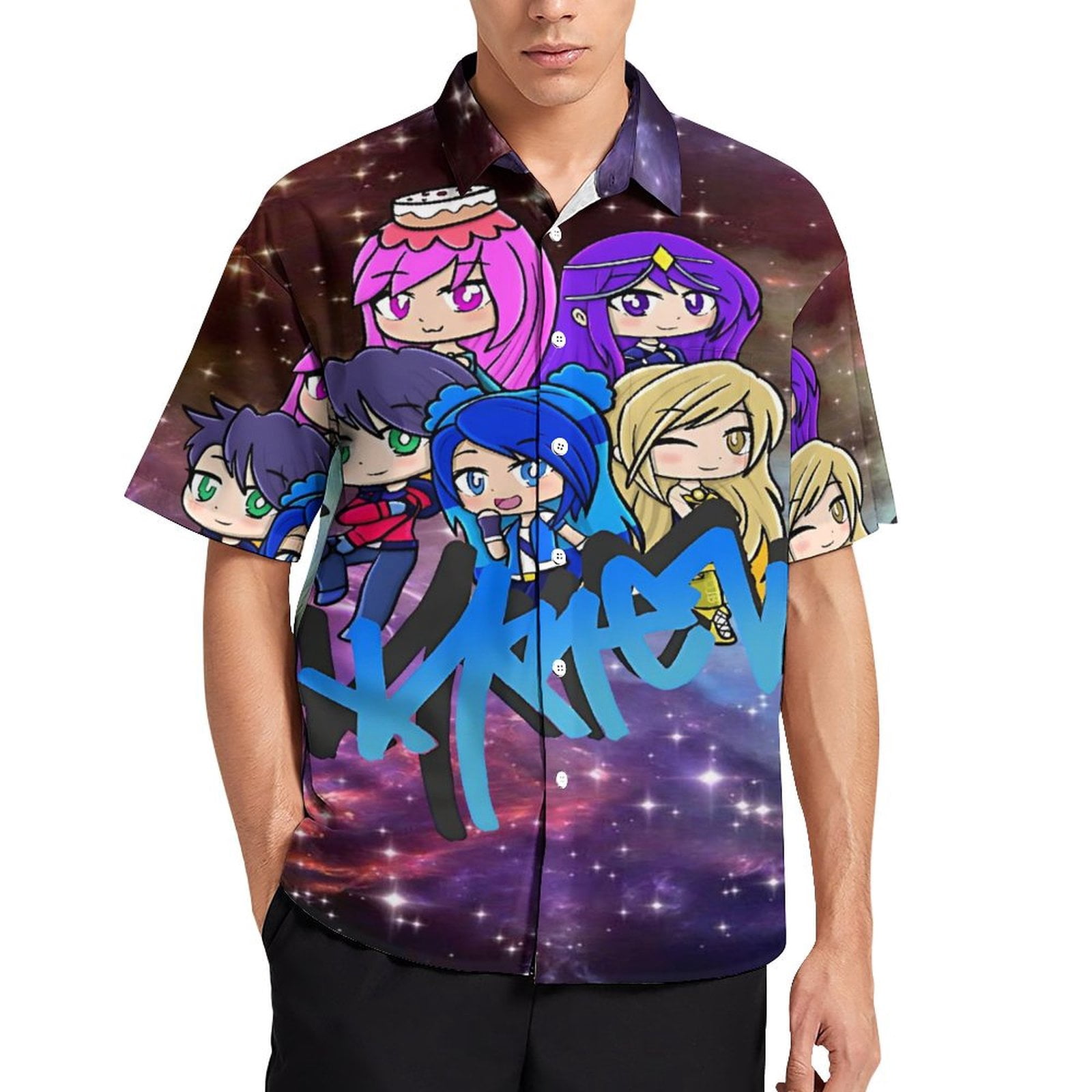 ItsFunneh Krew Hawaiian Shirts For Men Fashion Button Down Short Sleeve ItsFunneh Krew Hawaiian Shirts For Men Fashion Button Down Short Sleeve Shirt Outfit Party Beach Shirts 698acf3f E677 40df A66d 