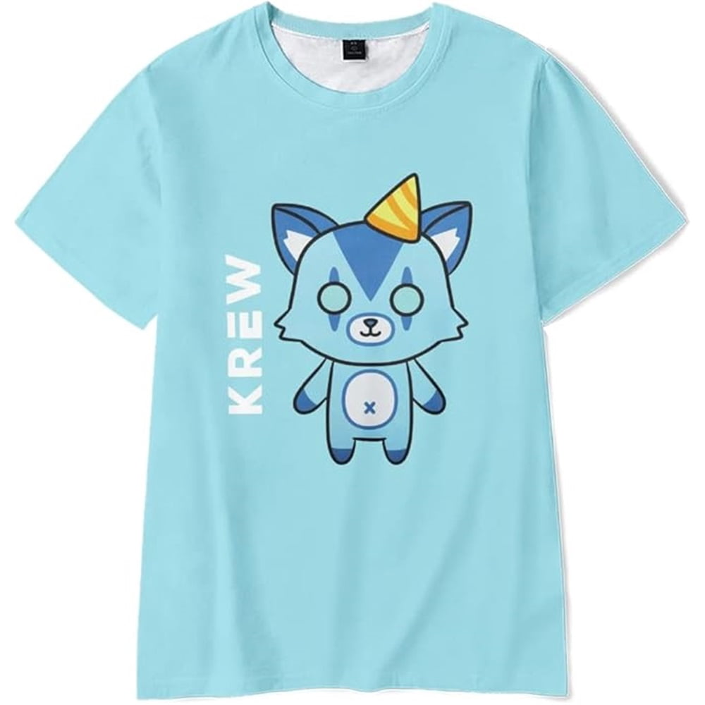 Krew District Merch ItsFunneh Merch Krew District T Shirt For Men And Women Stylish Round Neck Casual Short Sleeved Top 89fb7101 5ced 499f B573 
